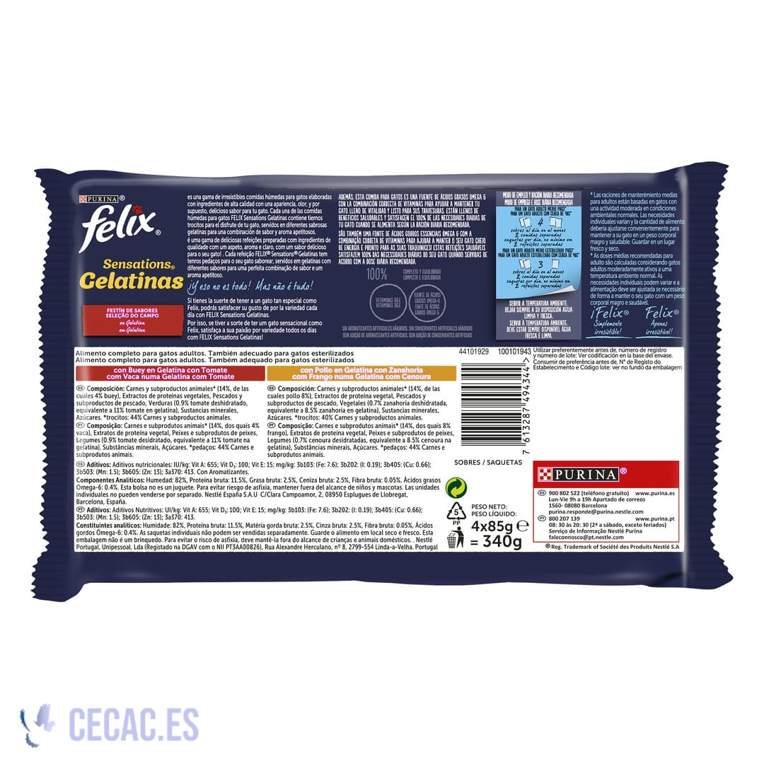 FELIX Sensations Festin de Sabores en Gelatina