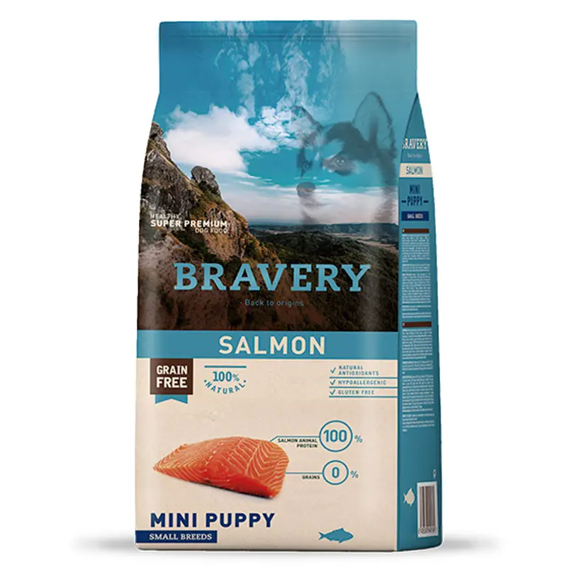 Bravery salmón puppy small breed 2 KG