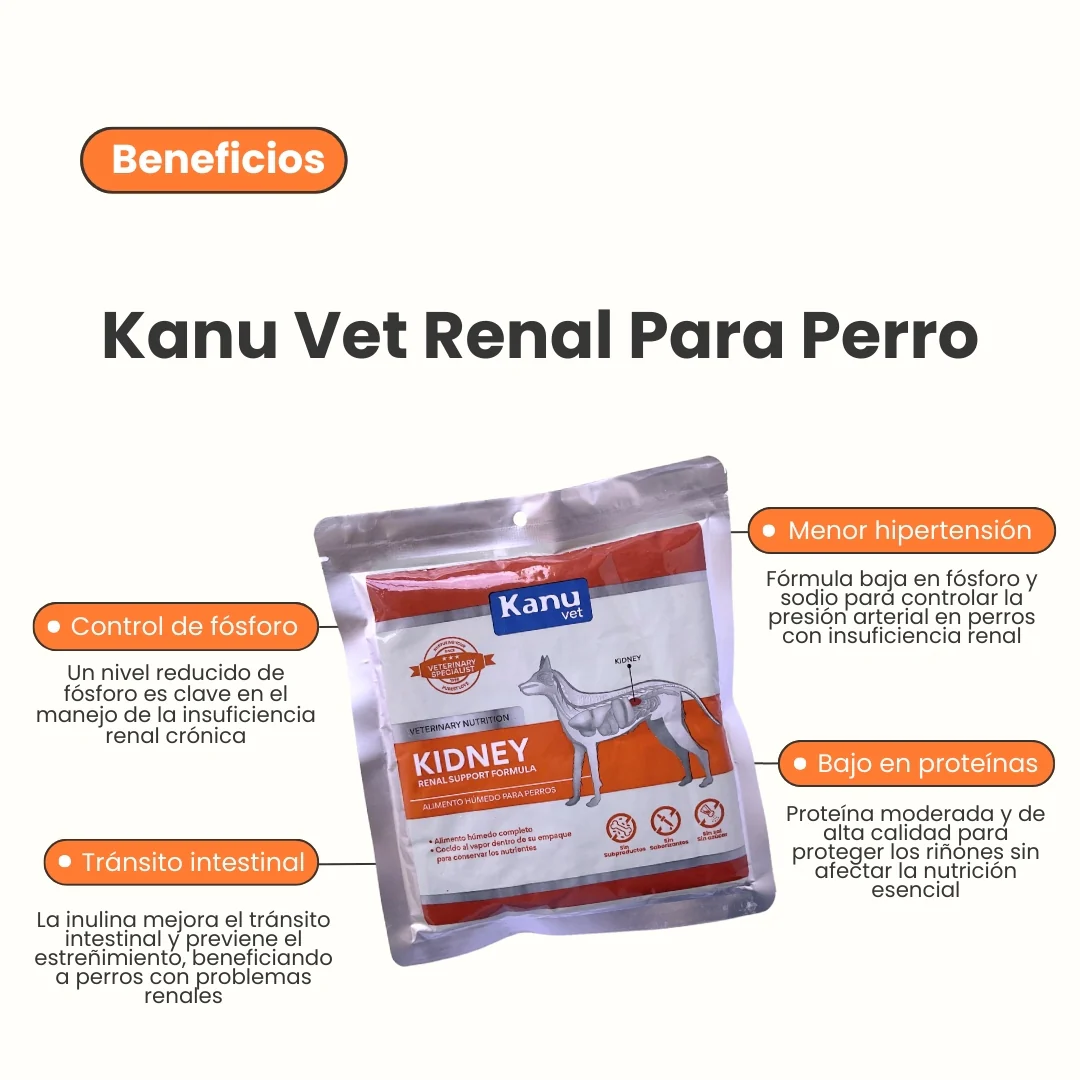 Alimento Húmedo Medicado Kanu Vet Renal – Kidney para Perros Adultos