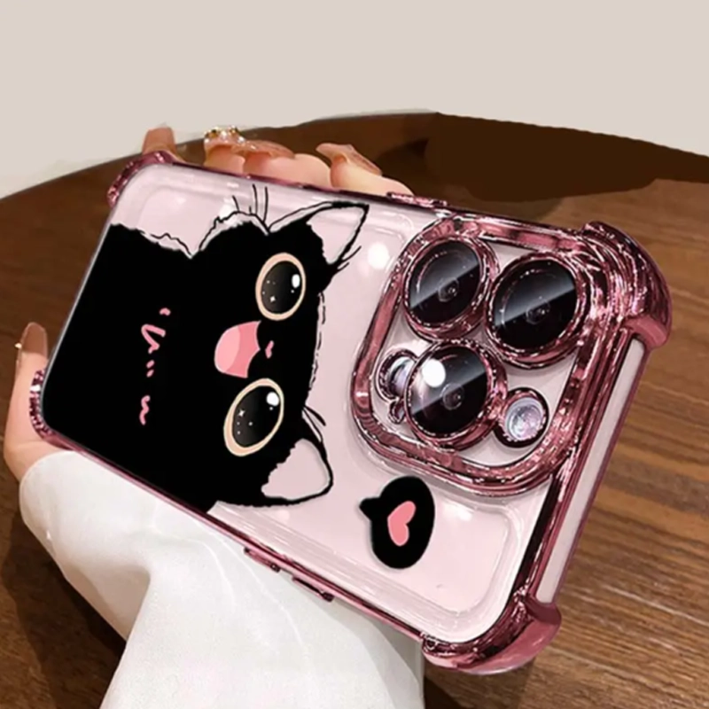 Carcasa Happy Cat Rosa