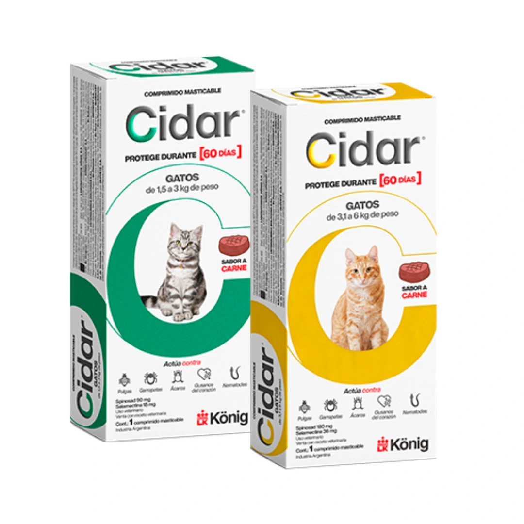 CIDAR COMPRIMIDOS PARA GATOS