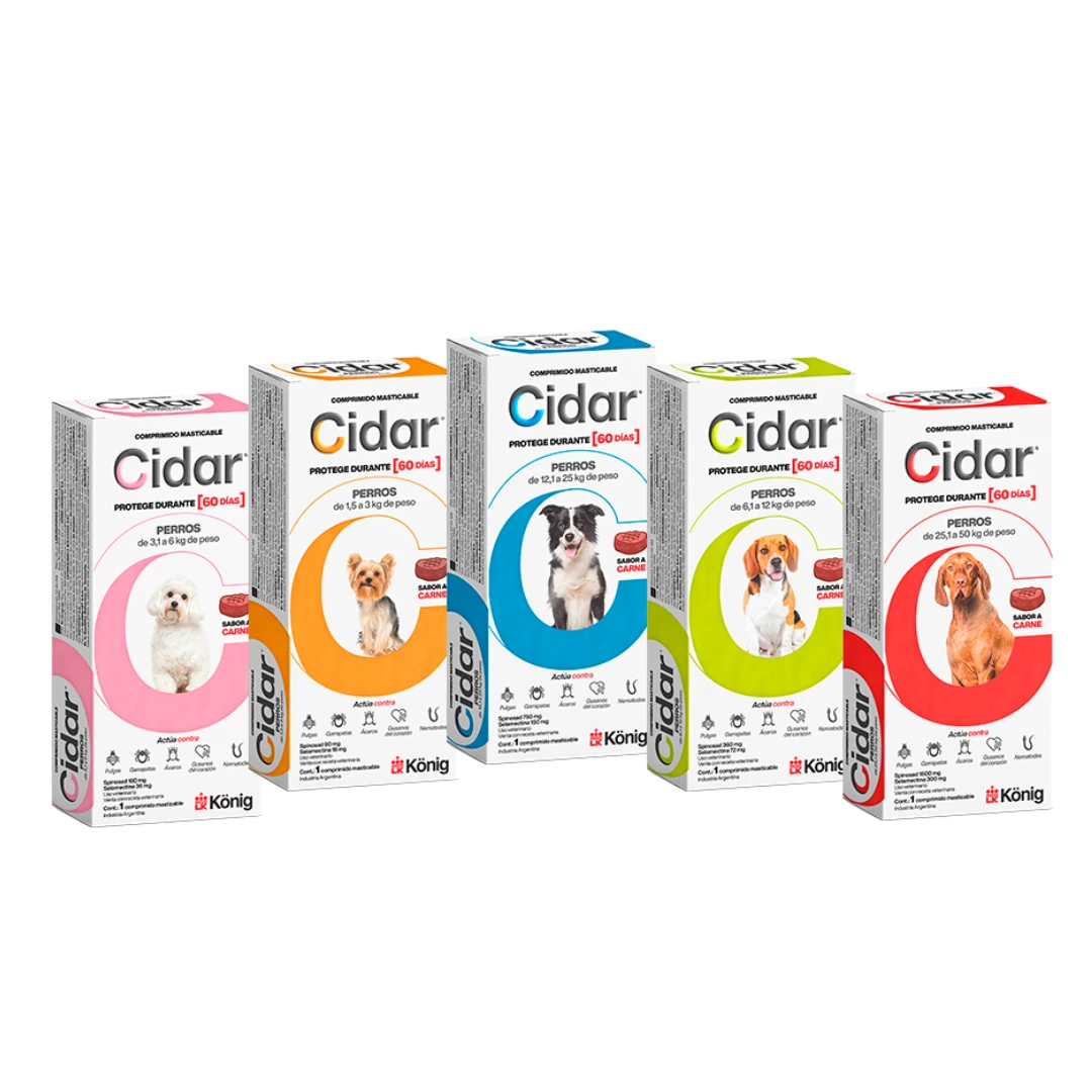 CIDAR COMPRIMIDOS PARA PERROS
