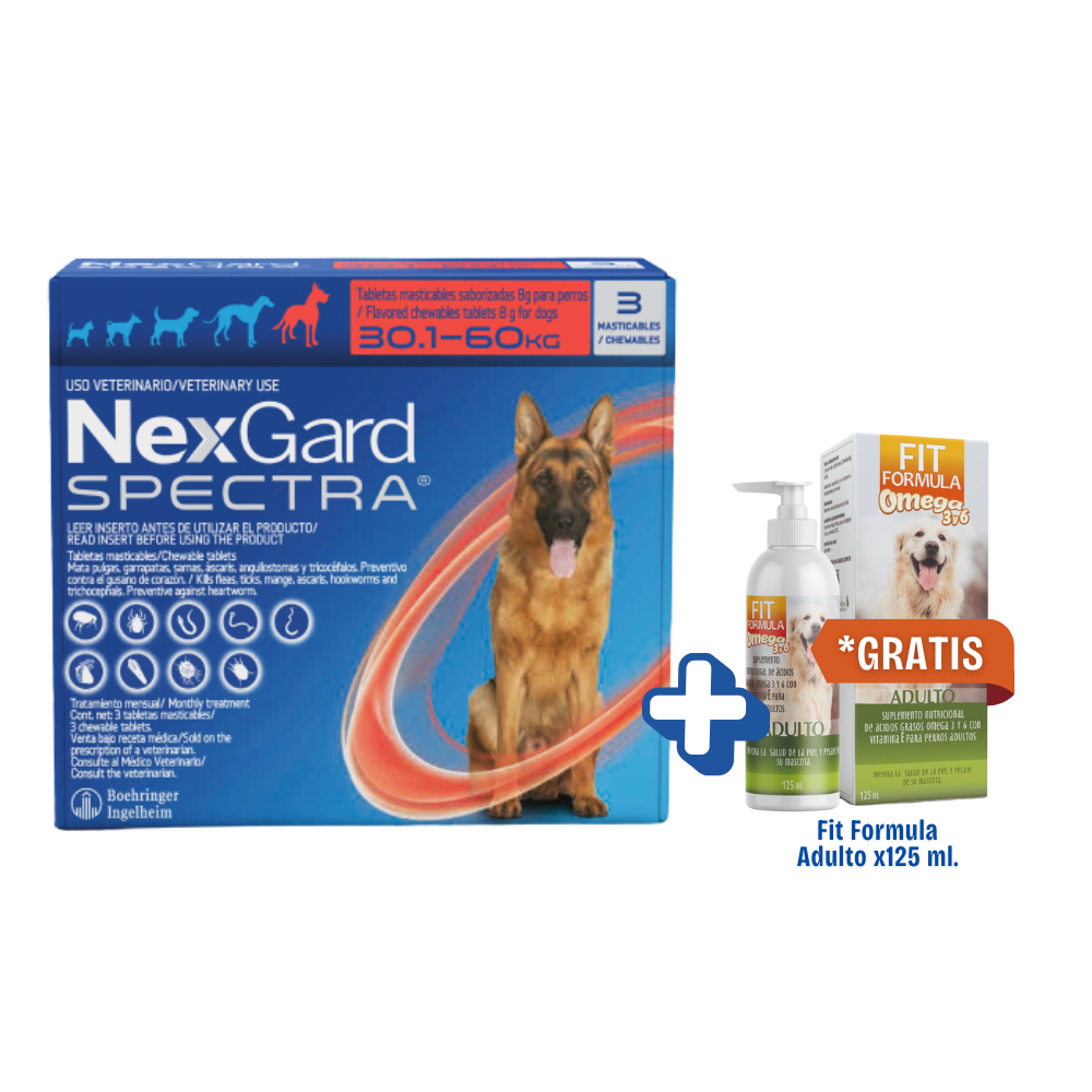 Nexgard Spectra XL X 3 Tab (30-60 Kg)