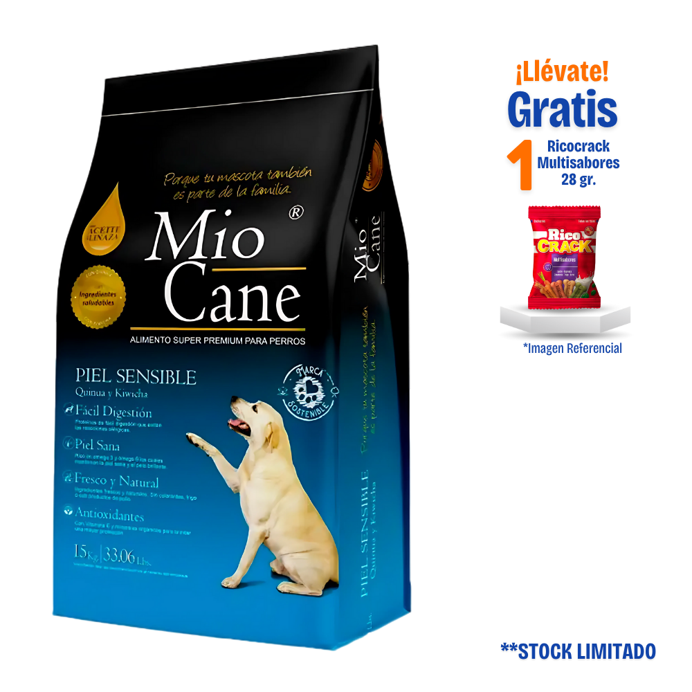 Mio Cane Super Premium Piel Sensible 15 Kg