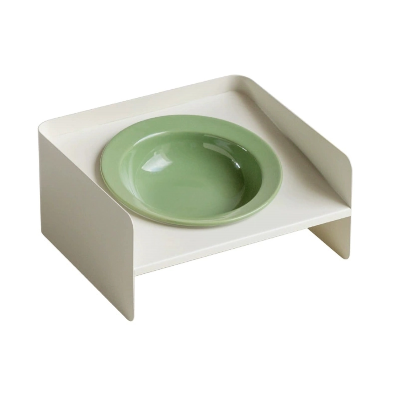 Plato De Cerámica Con Soporte Metálico - Imagen 4