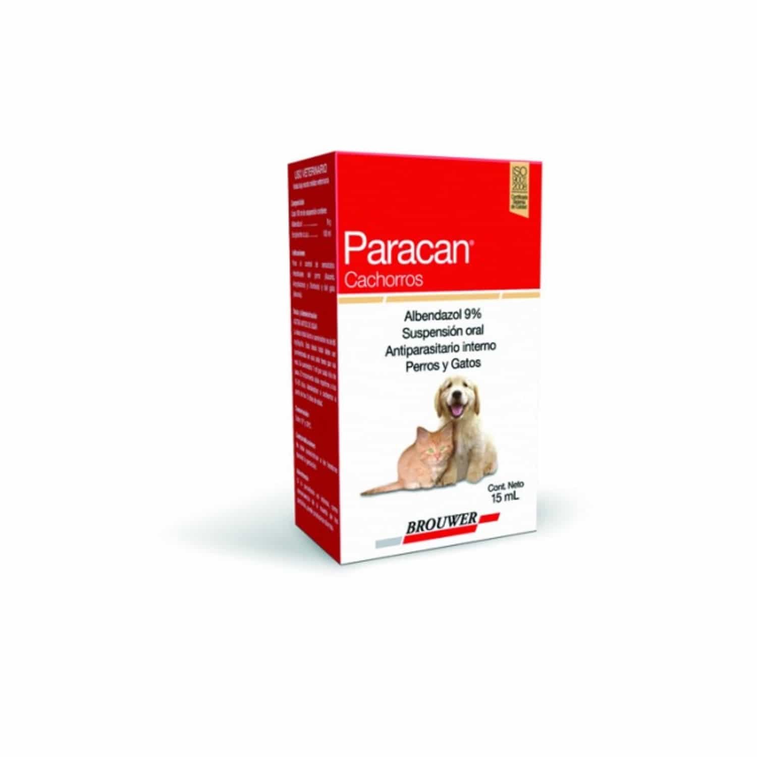 PARACAN SUSPENSION ORAL CACHORROS 15ML