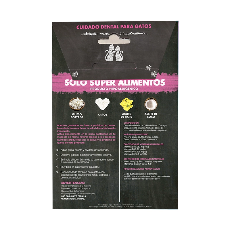 Qchefs Snack Dental Granulado Gato 80 Gr - Imagen 3