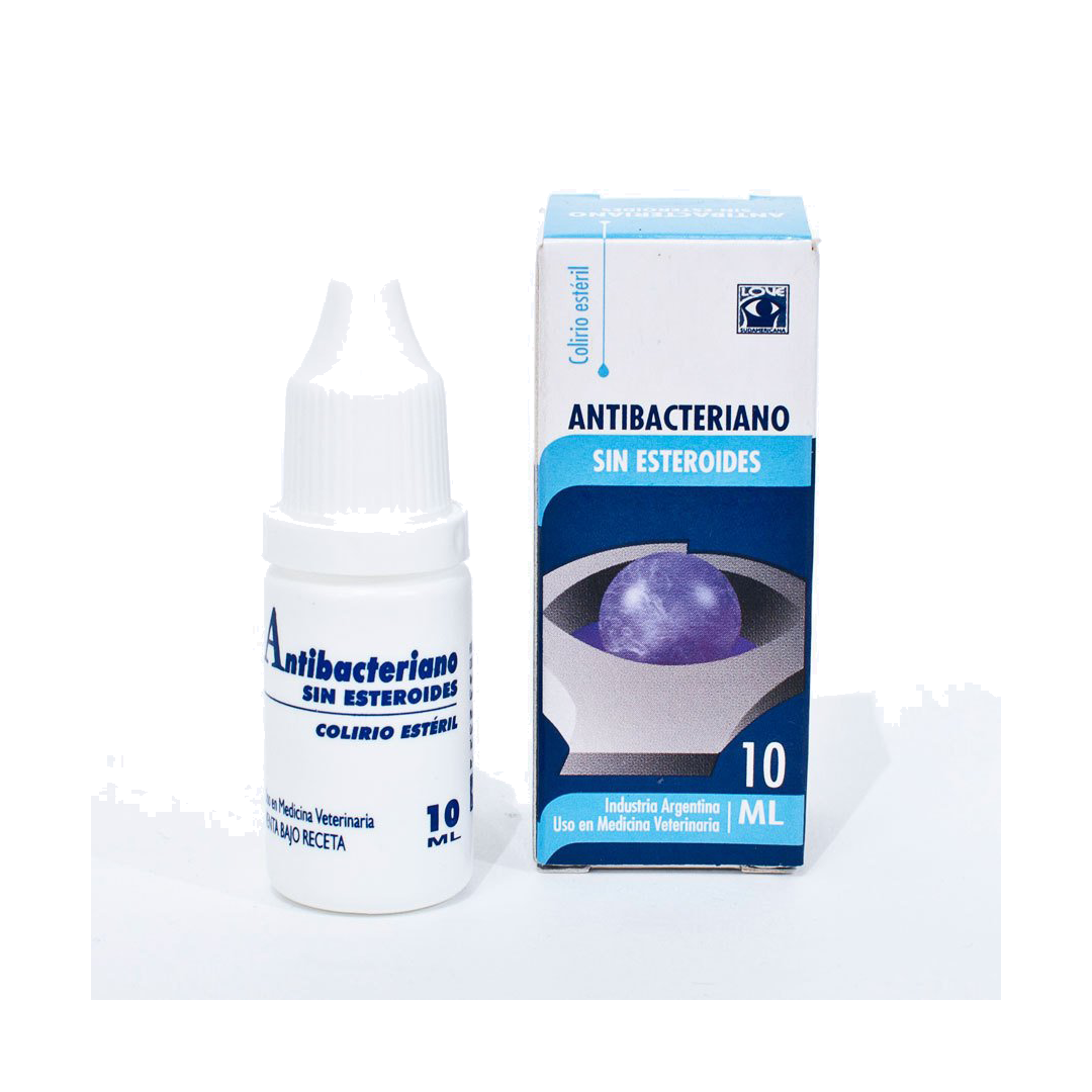 COLIRIO ANTIBACTERIANO SIN ESTEROIDES 10 ML