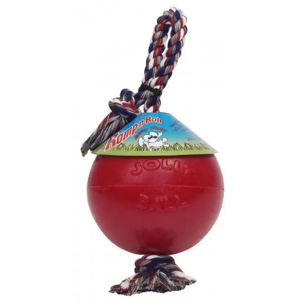 Pelota con cuerda Jolly Ball Romp-n-roll, Jolly Pet