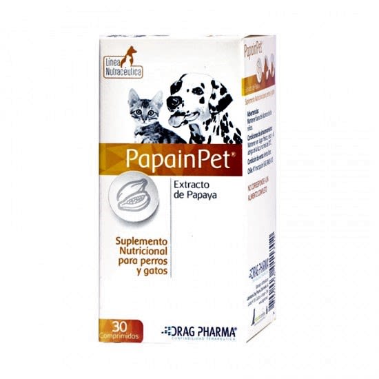 Papainpet – Suplemento Natural con Papaína para Perros y Gatos (30 unidades)