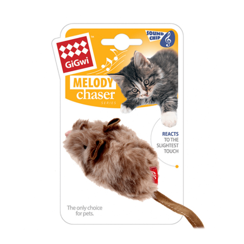 GIGWI Melody Chaser Ratón con Sonido