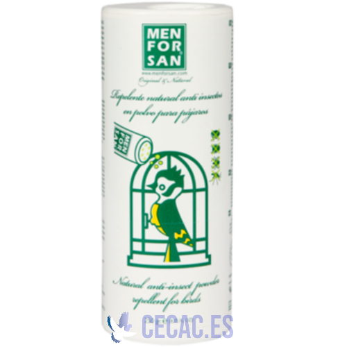 Repelente Natural Anti insectos en Polvo para Pájaros 250g