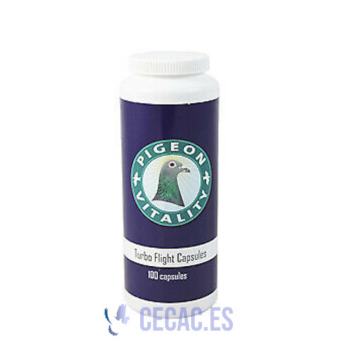 Turbo Flight 100 capsulas, Pigeon Vitality (espectacular producto, 100% natural, para aumentar la velocidad en vuelo)