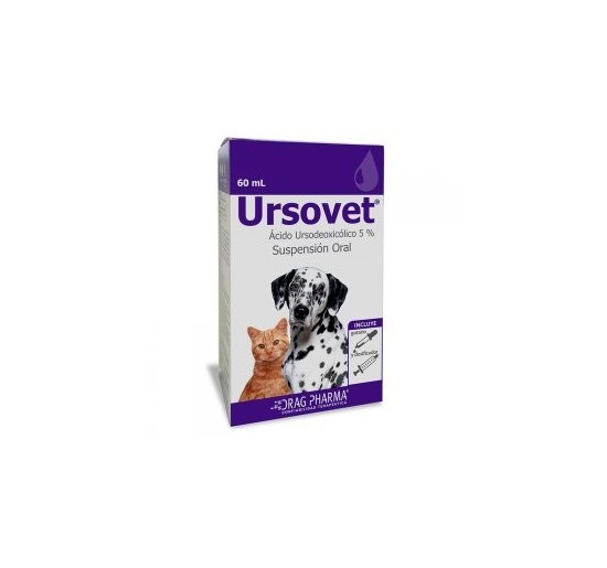 Ursovet Jarabe – Apoyo Hepático Oral para Perros y Gatos (60 mL)