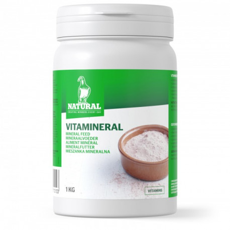 Vitamineral Natural 1 kg vitaminas + minerales para palomas y pájaros